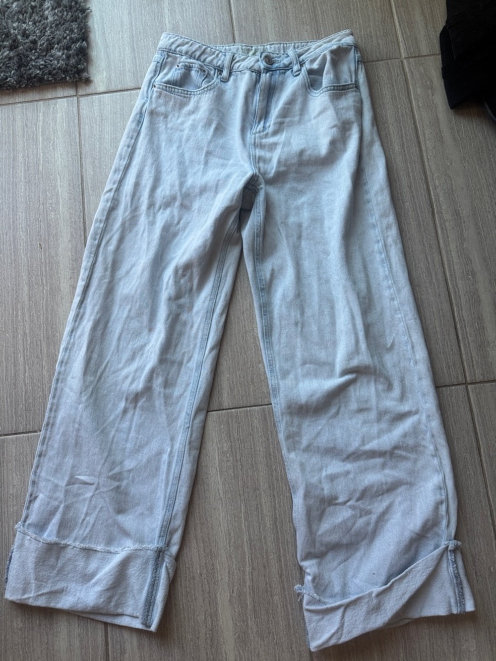 Rewash Light Blue High-Rise Denim